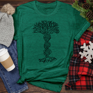 Dna and Tree 01 Heathered Tee