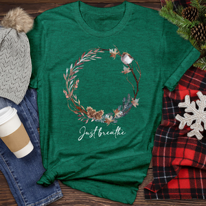 Just Breathe Heathered Tee