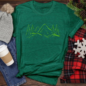 Mountain 02 Heathered Tee