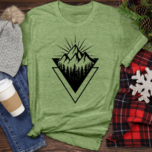 Load image into Gallery viewer, Mountain Tree Triangle Heathered Tee
