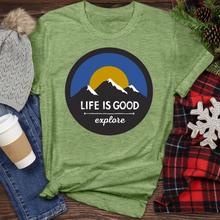 Load image into Gallery viewer, Life Is Good Heathered Tee