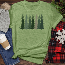 Load image into Gallery viewer, Evergreen Forest Tree Heathered Tee