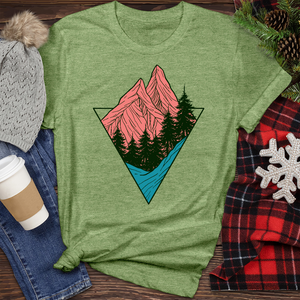 Mountain Tree Heathered Tee
