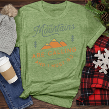 Load image into Gallery viewer, Mountains Are Calling Heathered Tee
