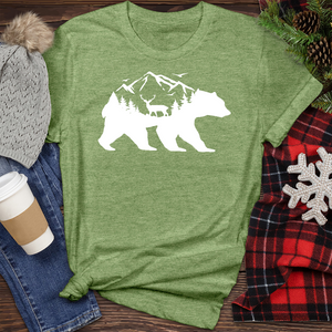 Bear Nature Heathered Tee