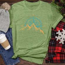 Load image into Gallery viewer, Mountain Compass Heathered Tee