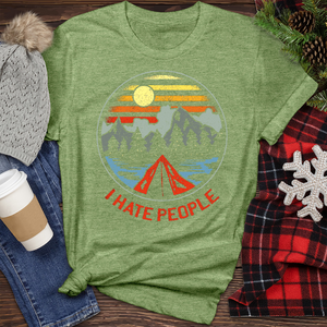 I Hate People Heathered Tee