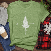 Load image into Gallery viewer, Direction Tree Heathered Tee