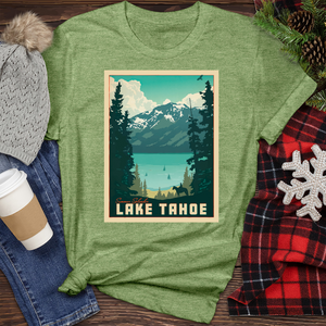 Lkae Tahoe Heathered Tee
