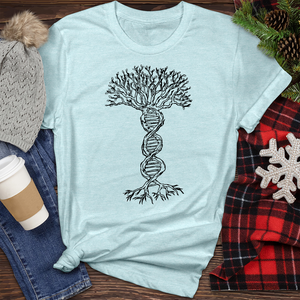 Dna and Tree 01 Heathered Tee