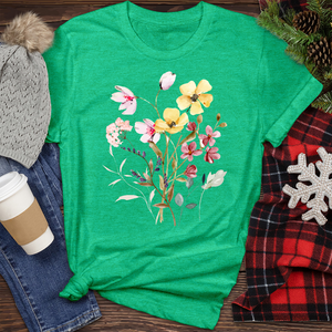 Vintage Wild Flower Heathered Tee