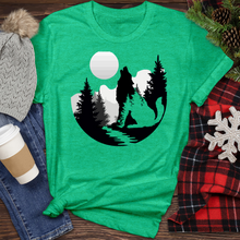 Load image into Gallery viewer, Wild Wolf Illustration Heathered Tee