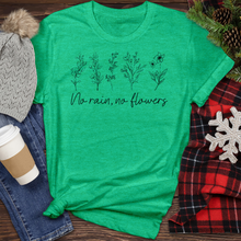 Load image into Gallery viewer, No Rain, No Flowers 01 Heathered Tee