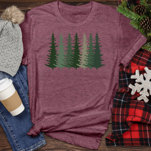 Load image into Gallery viewer, Evergreen Forest Tree Heathered Tee