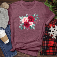 Load image into Gallery viewer, Flower Bouquet Heathered Tee