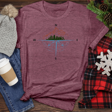 Load image into Gallery viewer, Compass Mountain Heathered Tee