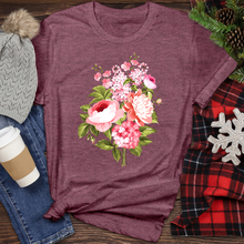 Load image into Gallery viewer, Flower Bouquet 2 Heathered Tee