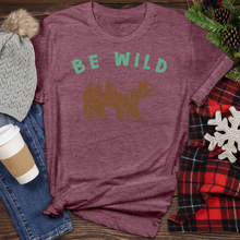 Load image into Gallery viewer, Be Wild Bear Heathered Tee