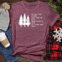 Load image into Gallery viewer, Of All The Paths Heathered Tee
