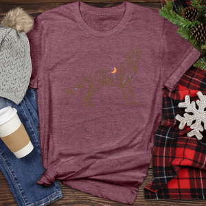 Wolf Tree Heathered Tee