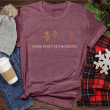Load image into Gallery viewer, Grow Positive Thought Heathered Tee