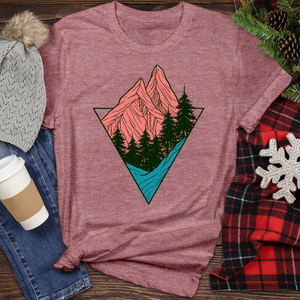 Mountain Tree Heathered Tee