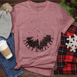 Forest Beneath The Sky Heathered Tee