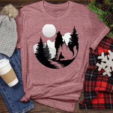 Load image into Gallery viewer, Wild Wolf Illustration Heathered Tee