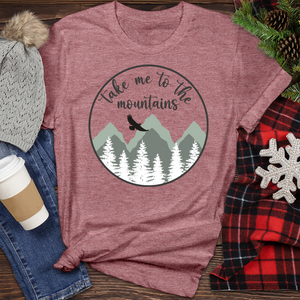 Take Me to the Mountain Heathered Tee
