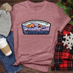Rocky Mountain 02 Heathered Tee