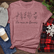 Load image into Gallery viewer, No Rain, No Flowers 01 Heathered Tee