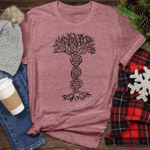Dna and Tree 01 Heathered Tee