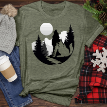 Load image into Gallery viewer, Wild Wolf Illustration Heathered Tee
