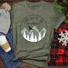 Load image into Gallery viewer, Take Me to the Mountain Heathered Tee