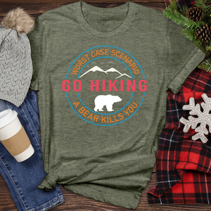 Go Hiking Heathered Tee