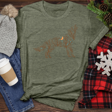 Load image into Gallery viewer, Wolf Tree Heathered Tee