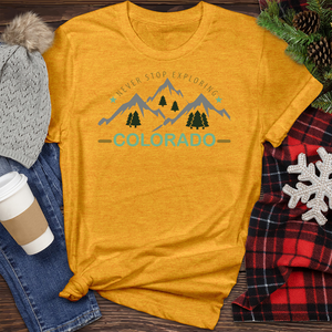 Colorado Explore Heathered Tee