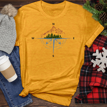 Load image into Gallery viewer, Compass Mountain Heathered Tee