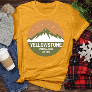 Yellowstone National Park Heathered Tee