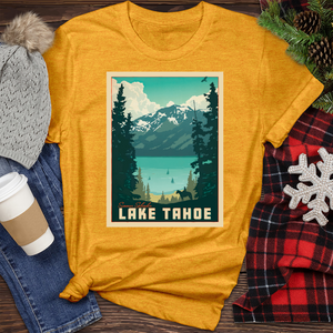 Lkae Tahoe Heathered Tee