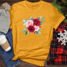 Load image into Gallery viewer, Flower Bouquet Heathered Tee
