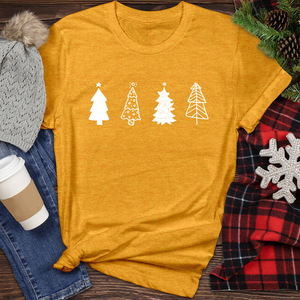 Christmas Tree Heathered Tee