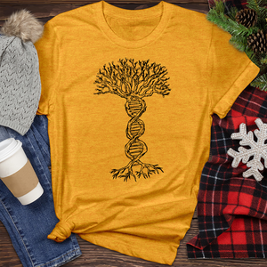 Dna and Tree 01 Heathered Tee