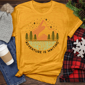 Adventure Is Waiting Heathered Tee