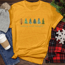Load image into Gallery viewer, Merry and Bright Heathered Tee