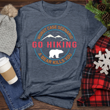 Load image into Gallery viewer, Go Hiking Heathered Tee