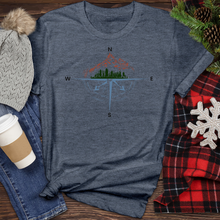 Load image into Gallery viewer, Compass Mountain Heathered Tee