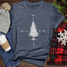 Load image into Gallery viewer, Direction Tree Heathered Tee