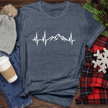 Load image into Gallery viewer, Earth&#39;s Heartbeat Heathered Tee