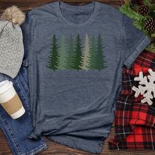 Load image into Gallery viewer, Evergreen Forest Tree Heathered Tee